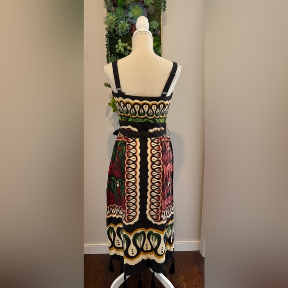 NWT Farm Rio Coconut Tree Flow midi dress - Picture 4 of 5